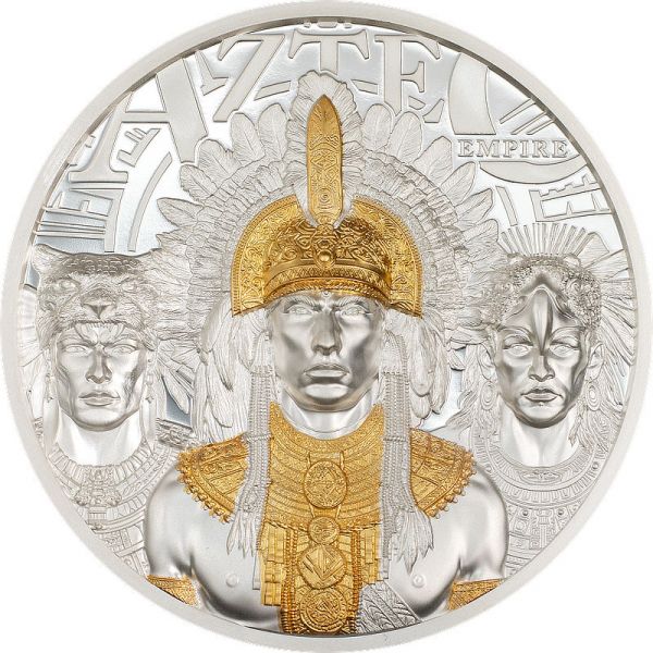 20 Dollars Cook Islands Aztekenreich 2025 Silber PP