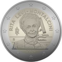 2 Euro Italien Rita Levi-Montalcini 2024 CuNi bfr 2 Euro Italien Rita Levi-Montalcini 2024 CuNi bfr