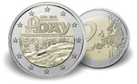 2 Euro Frankreich "70. Jahrestag D-Day" 2014 CN vz 2 Euro Frankreich "70. Jahrestag D-Day" 2014 CN vz