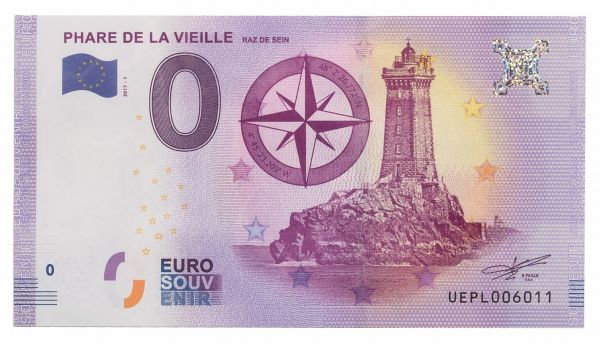 0 € Banknote "Leuchtturm Phare de la Vielle" druckfrisch