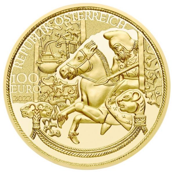 100 Euro Österreich Das Gold der Skythen 2022 Gold PP