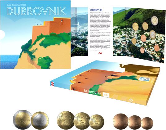 3,88 Euro Kroatien Kursmünzensatz 2023 CN bfr
