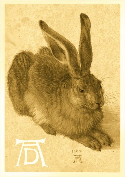 3.000 Francs Tschad Albrecht Dürer II Feldhase CC Gold