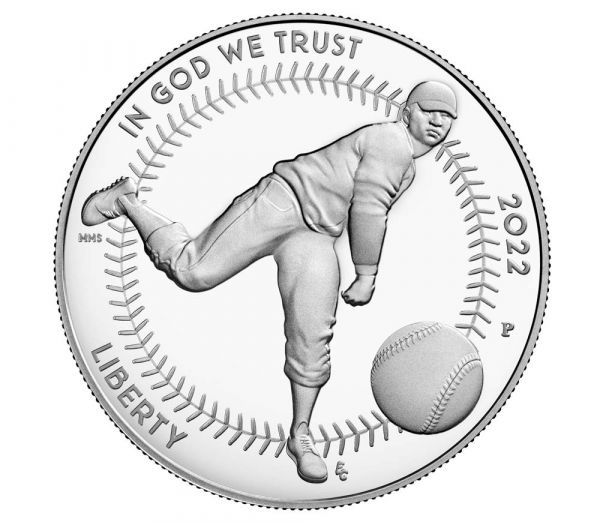 1 Dollar USA Afroamerikanische Baseballliga 2022 Silber PP