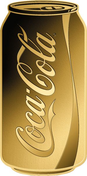 3.000 Francs Tschad Coca Cola Dose Gold