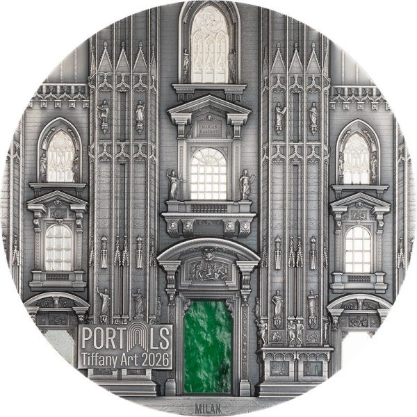 100 Dollars Cook Islands Tiffany-Art Mailand x Prag 2026 Ag AP 1kg