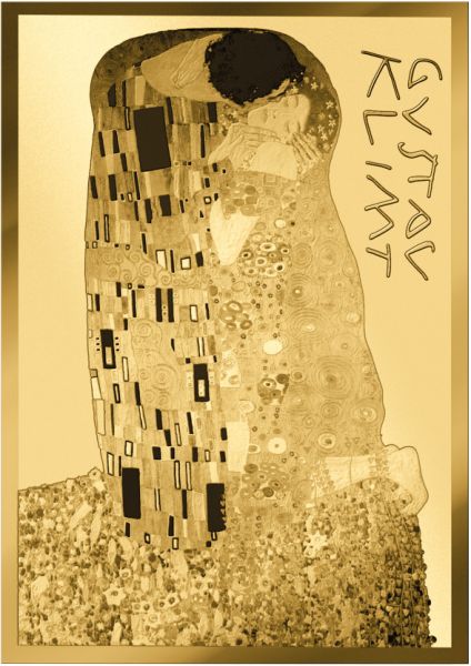 3.000 Francs Tschad Gustav Klimt I Der Kuss Coincard Gold