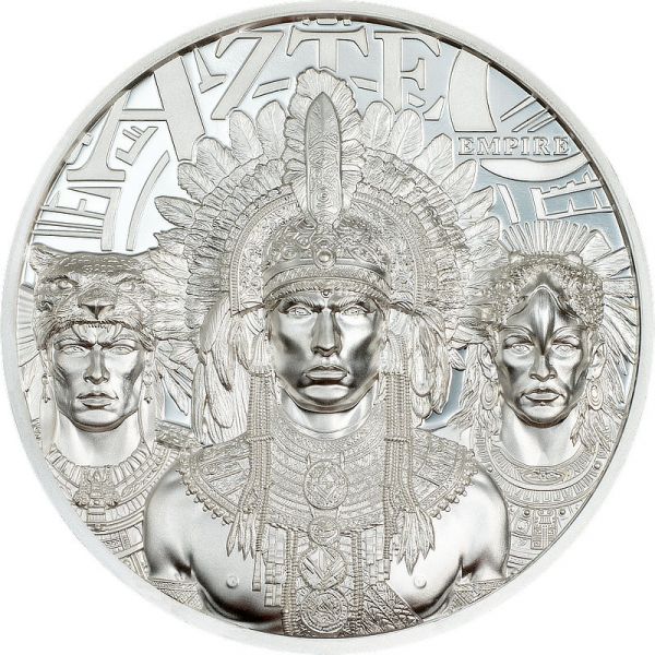 5 Dollars Cook Islands Aztekenreich 2025 Silber PP