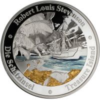 15 $ Samoa Robert Louis Stevenson Die Schatzinsel 5 oz Ag 2024 PP 15 $ Samoa Robert Louis Stevenson Die Schatzinsel 5 oz Ag 2024 PP