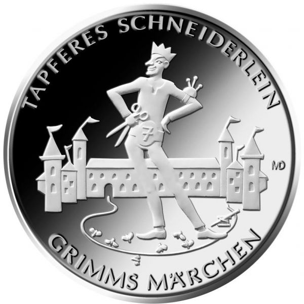 20 € DE "Tapferes Schneiderlein" 2019 Silber St -G-