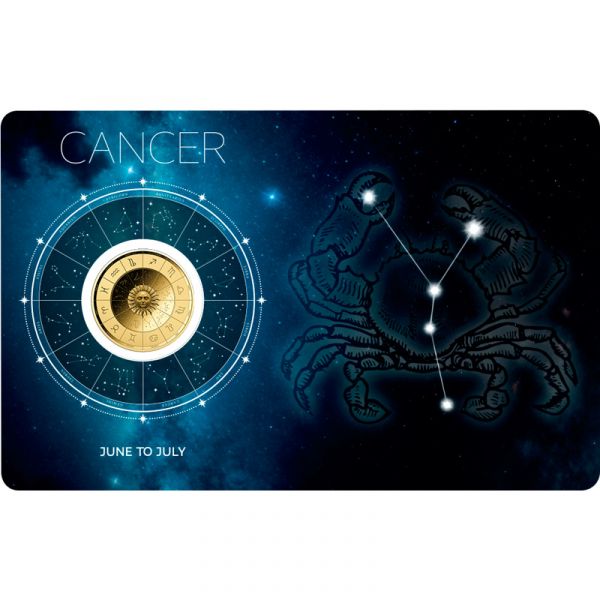 Zodiac Signs "Krebs" Goldcard