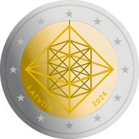 2 Euro Lettland Himmeli 2024 CuNi bfr 2 Euro Lettland Himmeli 2024 CuNi bfr