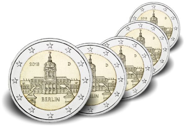 5x2 € Berlin "Schloss Charlottenburg" 2018 CN bfr A-J
