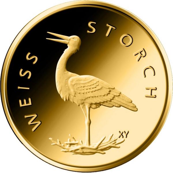 20 Euro DE Weißstorch 2020 Gold St 1/8oz -A-