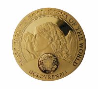 500 CFA Kamerun Goldvreneli 2022 Kupfer vergoldet 500 CFA Kamerun Goldvreneli 2022 Kupfer vergoldet