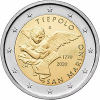 2 Euro San Marino Giambattista Tiepolo 2020 CN St 2 Euro San Marino Giambattista Tiepolo 2020 CN St