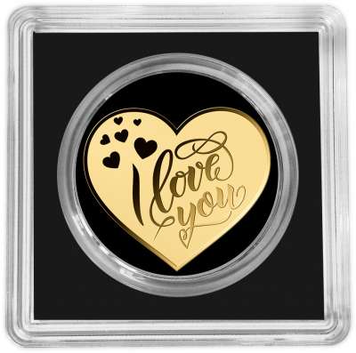 3.000 Fr. Tschad Shape Herz 