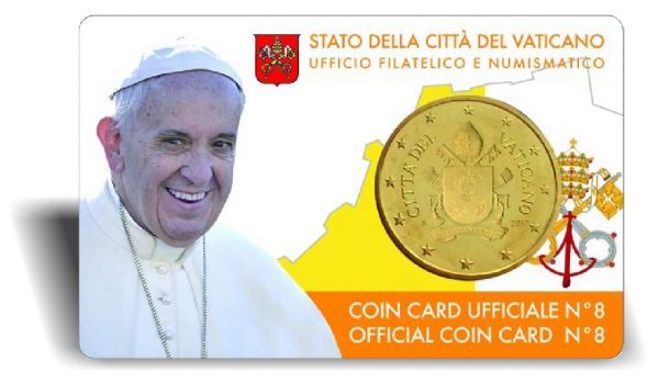 50 Ct. Vatikan Coincard #8 2017 CN vz