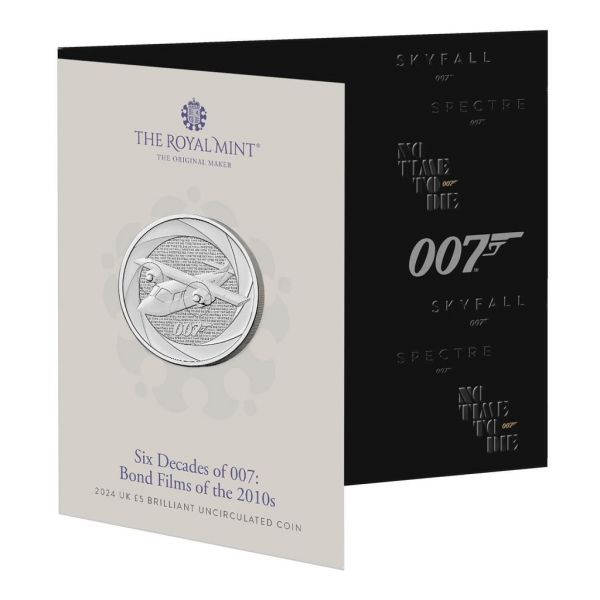 5 Pfund GB 60 J. James Bond - Die 2010er 2024 CN St