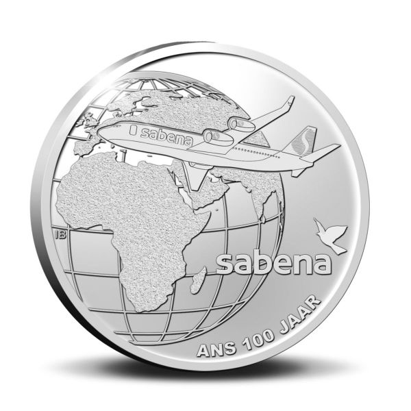 20 Euro Belgien 100 Jahre Sabena 2023 Silber PP