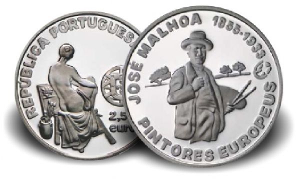 2,50 € Portugal "José Malhoa" 2012 Silber PP