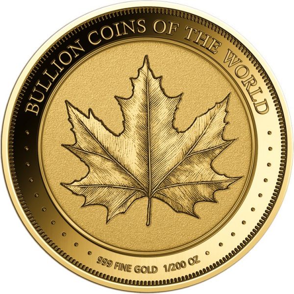 5.000 Francs Tschad Maple Leaf 2024 Bullion Gold