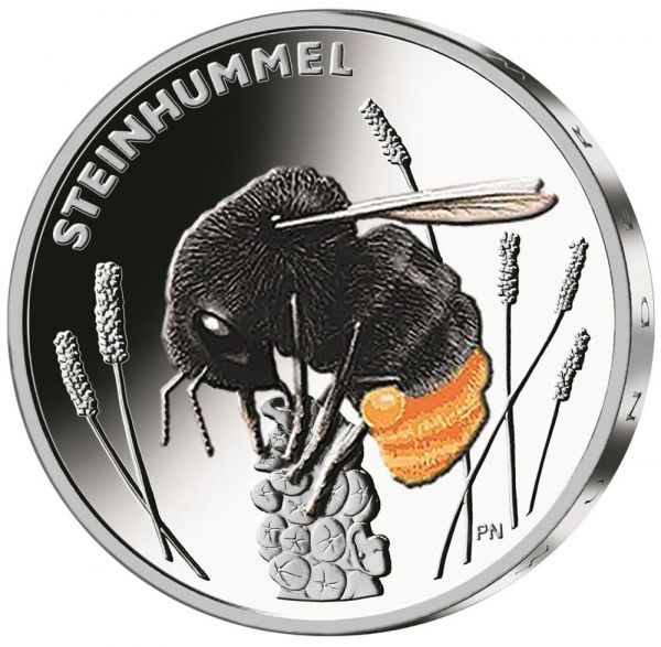 5 Euro Deutschland Steinhummel 2024 CN St