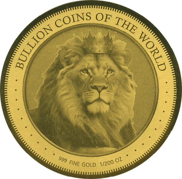 5.000 Francs Tschad Lion of England 2024 Bullion Gold