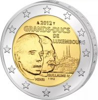 2 € Luxemburg 100. Todestag Wilhelm IV. von Luxemburg 2012 CN vz 2 € Luxemburg 100. Todestag Wilhelm IV. von Luxemburg 2012 CN vz