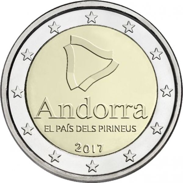 2 € Andorra "Pyrenäen" 2017 CN St