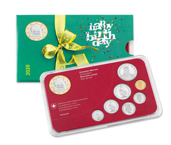 8,85 CHF Schweiz Geburtstagssatz 2020 CuNi St