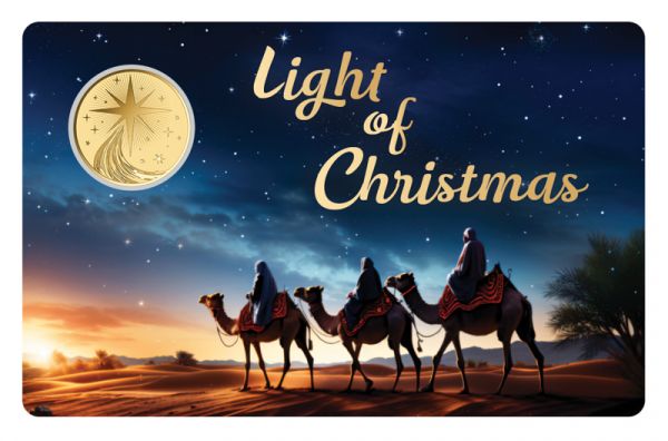 1.000 Francs Gabun Three Wise Men Coincard Gold