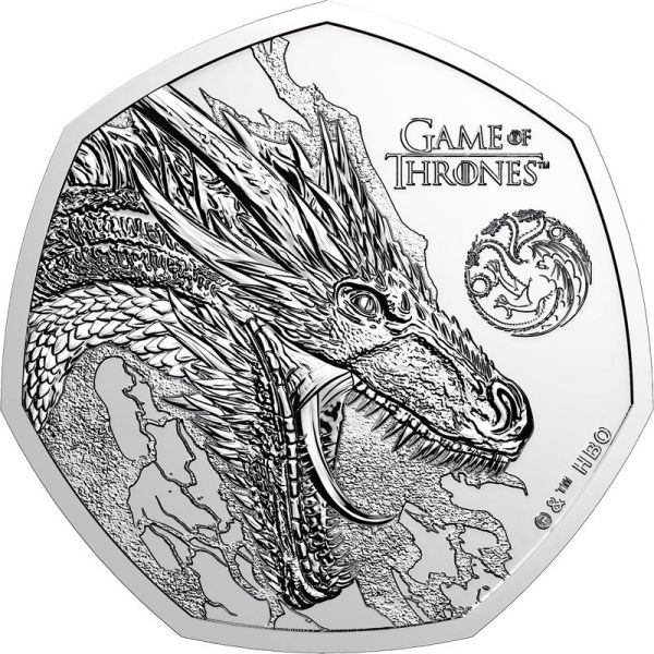 50 Pence GB Game of Thrones - Fire 2026 CN St Blister
