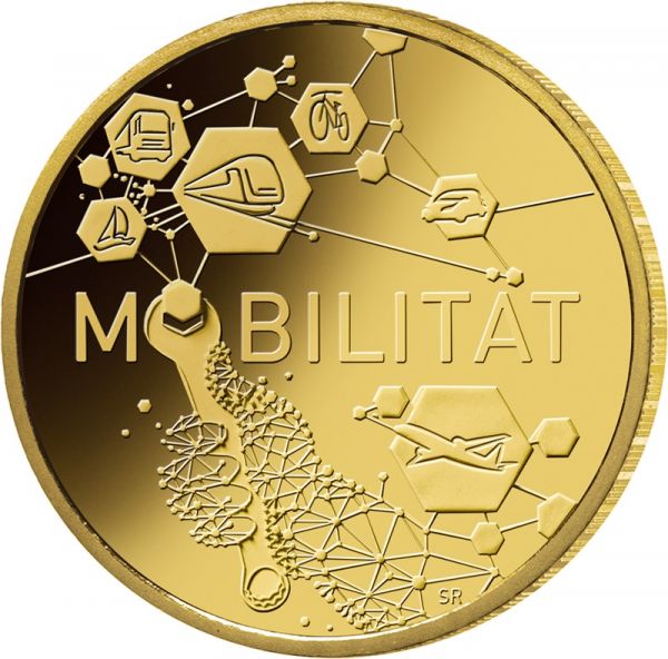 50 Euro Deutschland Mobilität 2024 Gold St 1/4oz