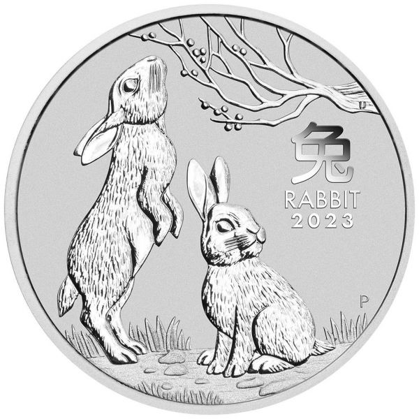 1 Dollar Australien Lunar III. Jahr des Hasen 2023 Silber St