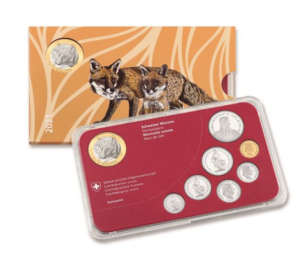 18,85 CHF Schweiz Fuchs 2021 CuNi St