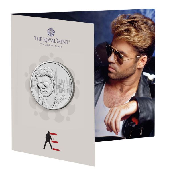 5 Pfund GB George Michael - Musiklegenden 2024 CN St