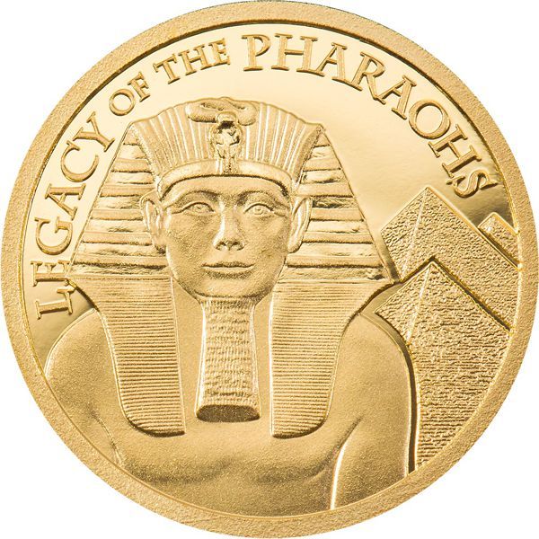 5 Dollars Cook Islands Erbe der Pharaonen 2022 Gold PP