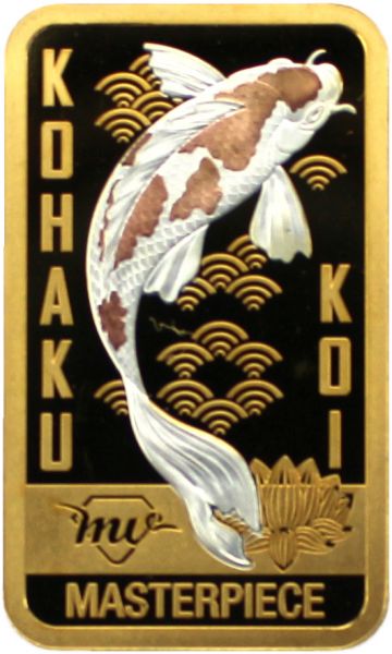 Kohaku Koi Masterpiece Goldbarren 1/10 oz