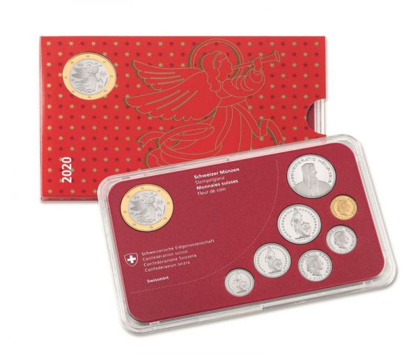 8,85 CHF Schweiz Weihnachtssatz 2020 CN St