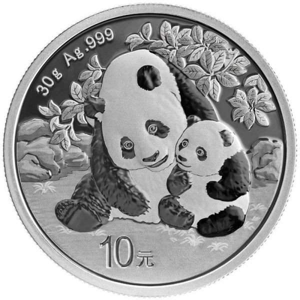 10 CNY China Panda 2024 Silber St