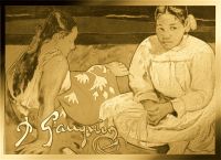 3.000 Francs Tschad Paul Gauguin I Tahiti Coincard Gold 3.000 Francs Tschad Paul Gauguin I Tahiti Coincard Gold