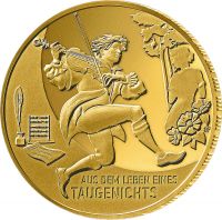 100 Euro DE Aus dem Leben eines Taugenichts 2025 Gold St 1/2oz 100 Euro DE Aus dem Leben eines Taugenichts 2025 Gold St 1/2oz