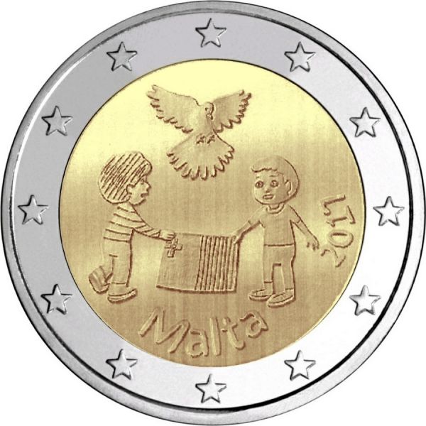 2 € Malta "Frieden" 2017 CN bfr
