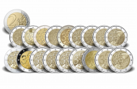 21x 2 Euro Gemeinschaftsausgabe 35 Jahre Erasmus-Programm 2022 21x 2 Euro Gemeinschaftsausgabe 35 Jahre Erasmus-Programm 2022