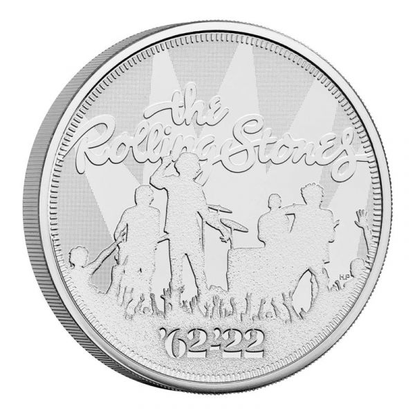 5 Pfund GB The Rolling Stones - Musiklegenden 2022 CN St
