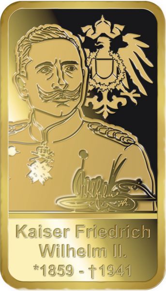 Kaiser Wilhelm II Goldbarren 1/200oz