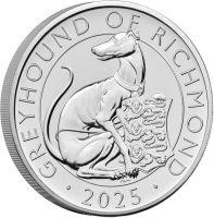 5 Pfund GB Tudor Beasts - Greyhound 2025 CN St Blister 5 Pfund GB Tudor Beasts - Greyhound 2025 CN St Blister