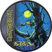 5 Dollar Cook Islands Iron Maiden Fear of the Dark Silber 5 Dollar Cook Islands Iron Maiden Fear of the Dark Silber