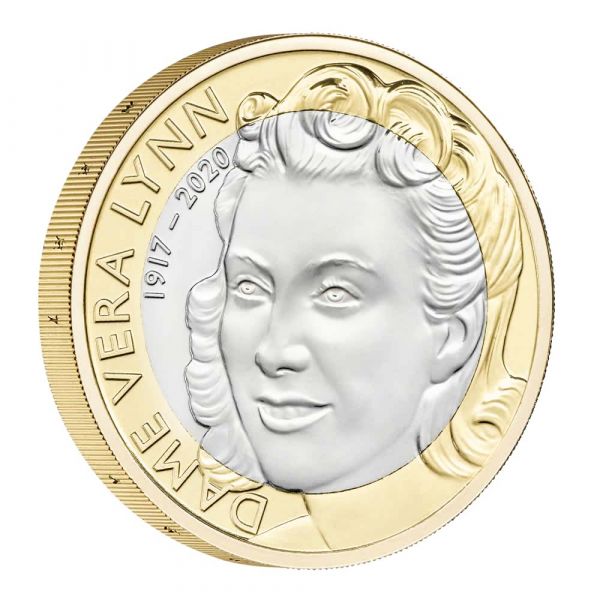 2 Pfund Großbritannien Dame Vera Lynn 2022 Cuni St